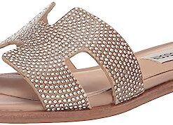 Steve Madden Women’s Hadyn Sandal, Rhinestone, 11