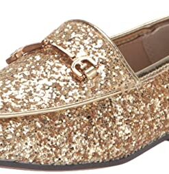 Sam Edelman Girls Loraine Kids Loafer, Amber Gold, 13 Little