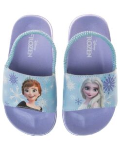 Disney Frozen Slides- Summer Sandal Lilac (size 11-12 Little Kid)