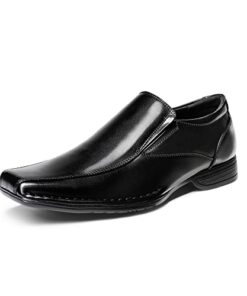 Bruno Marc Men’s Giorgio-1 Black Leather Lined Dress Loafers Shoes – 12 M US