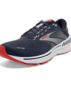 Brooks Men’s Adrenaline GTS 22 Supportive Running Shoe – Peacoat/India Ink/Grenadine – 12 Medium