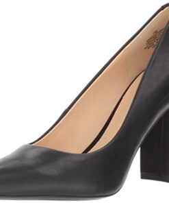 Nine West Women’s Astoria9x9 Pump, Black Leather, 7.5