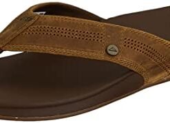 Reef Men’s Cushion Lux Flip-Flop, Toffee, 11