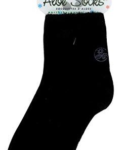 Earth Therapeutics Aloe Vera Socks – Infused with natural aloe vera & Vitamin E – Helps Dry Feet, Cracked Heels, Calluses, Rough Skin, Dead Skin – Use with your Favorite Lotions – Black