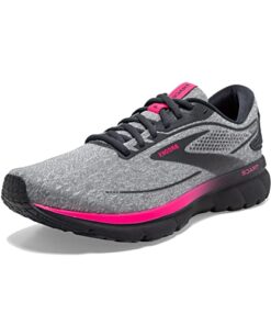 Brooks Women’s Trace 2 Neutral Running Shoe – Oyster/Ebony/Pink – 7.5 Medium