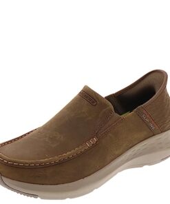 Skechers Men’s Parson-Oswin Slip-in Moccasin, Desert, 10.5 Wide