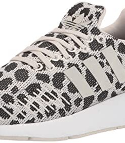 adidas Women’s Swift Run 22 Sneaker, Talc/Black/White, 6