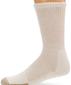 Thorlos TX Max Cushion Crew Tennis Socks, White (1 Pair), Large