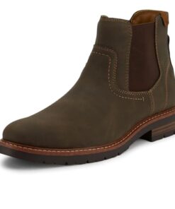 Dockers Footwear Men’s Ransome Chelsea Boot, Dark Brown, 13