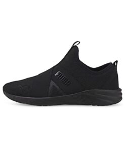 PUMA Women’s BETTER FOAM PROWL SLIP-ON Sneaker, Puma Black-Puma Black, 8