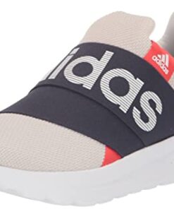 adidas Men’s Lite Racer Adapt 6.0 Sneaker, White/Shadow Navy/Bright Red, 13
