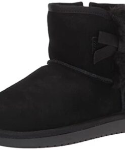 Koolaburra by UGG Unisex-Child Victoria Mini Fashion Boot, Black, 11 Toddler