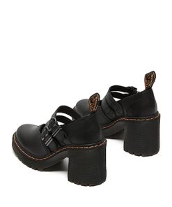 Dr. Martens Women’s Eviee Platform, Black Sendal, 7