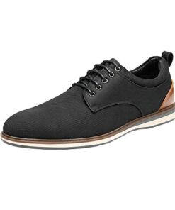 Bruno Marc Men’s Black Dress Shoes Casual Oxford LG19011M 9.5 M US