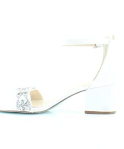 Betsey Johnson Blue Women’s SB-Mel Heeled Sandal, Ivory, 9.5 M US