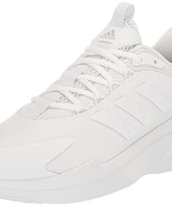 adidas Women’s Alphaedge + Sneaker, White/White/Grey, 11