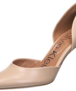 Calvin Klein Women’s Gloria Pump, Barely Nude 110, 9