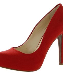 Jessica Simpson Women’s Parisah Pump, Red Mousse, 8