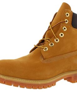 Timberland Men’s 6″ Premium Waterproof Boot (11.5 D(M) US, Wheat/Nubuck)