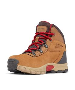 Columbia Youth Unisex Newton Ridge Amped, Elk/Mountain Red, 6