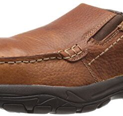 Rockport Work Men’s Extreme Light RK6748 Casual Slip On, Brown, 10.5 W US