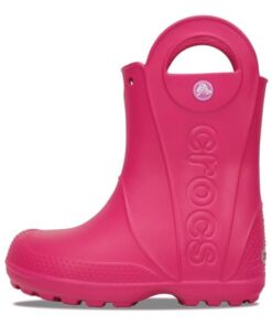 Crocs Kids’ Handle It Rain Boots , Candy Pink, 9 Toddler