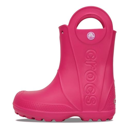 Crocs Kids’ Handle It Rain Boots , Candy Pink, 9 Toddler