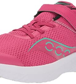 Saucony Kinvara 14 Alternative Closure Sneaker, Rose, 13 US Unisex Big Kid