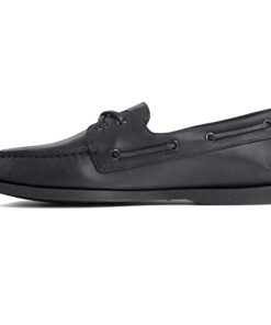 Sperry Men’s Authentic Original 2-Eye Boat Shoe, Black, 11 M US