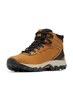 Columbia Men’s Newton Ridge Plus II Waterproof Hiking Boot Shoe, Elk/Black, 16