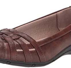 LifeStride Women’s Diverse Flat, DARKTAN, 8.5 M US