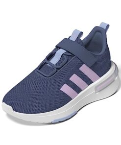 adidas Racer TR23 Sneaker, Crew Blue/Bliss Lilac/Blue Dawn, 5 US Unisex Big Kid