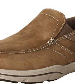 Skechers Men’s Relaxed Fit: Harper-Forde Slip-On Loafer, DSCH, 10.5 Extra ExtraWide US