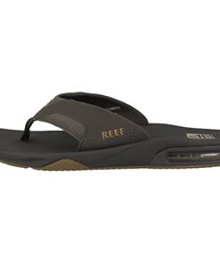 Reef Men’s Sandals, Fanning, Brown/Gum, 12