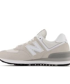 New Balance Women’s 574 Core Sneaker, Nimbus Cloud with White, 6