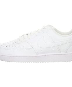 Nike Women’s Court Vision Low Sneaker, White/White-White, 7 Regular US