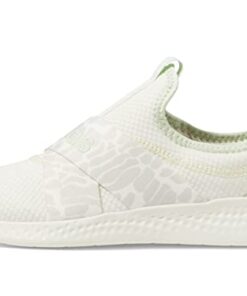 adidas Women’s Puremotion Adapt Sneaker, Chalk White/Linen Green/Alumina, 11