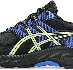 ASICS Men’s Gel-Venture 9 Shoes, 10.5, Black/Glow Yellow