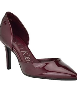 Calvin Klein Women’s Gloria Pump, Merlot 600, 8