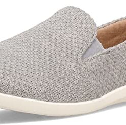 LifeStride Women’s Next Level Loafer, Grey, 8.5 Wide