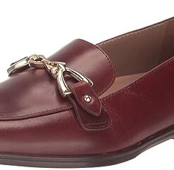 Naturalizer Womens Gala Classic Slip On Loafer Cappuccino Brown Leather 11 W