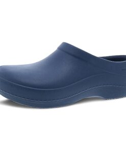 Dansko Women’s Kaci Occupational Mule Clog – Lightweight and Slip Resistant Made with Bio-Based EVA for Long-Lasting Wear – Great for Healthcare, Food Service, Landscaping Blue 9.5-10 M US