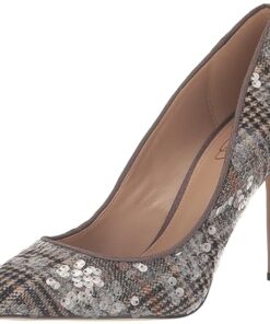 Sam Edelman Women’s Hazel Pump, Grey Tweed Multi, 11.5