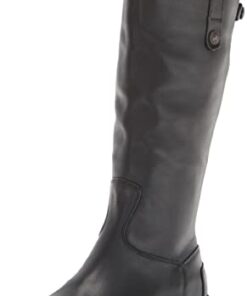 Sam Edelman Girls Penny Mini Knee High Boot, Black, 3 Big Kid