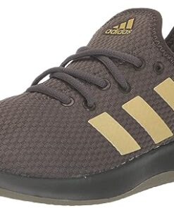 adidas Womens Cloudfoam Pure Shadow Olive/Olive Strata/Gold Metallic 8