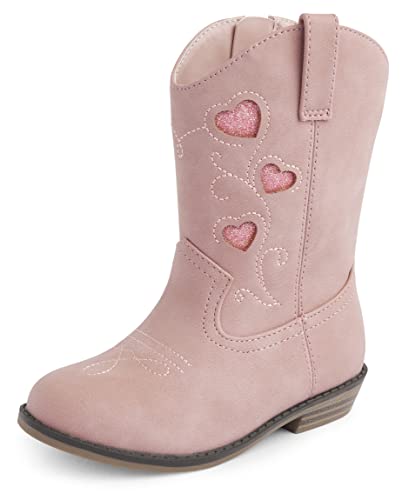 Gymboree, and Toddler Girls Cowgirl Boots,WESTERN LT PINK,11