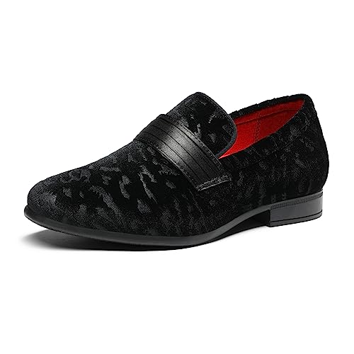 Bruno Marc Boy’s Dress Formal Tuxedo Shoes Slip-on Loafers, Black, Size 10, SBLS2340K