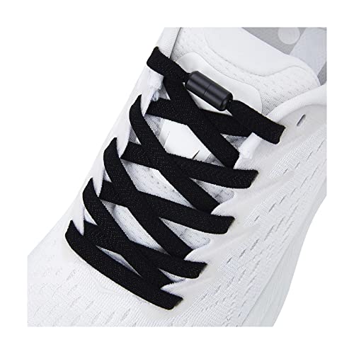 anan520 Elastic Shoe Laces – Elastic No Tie Shoelaces for Adults & Kids Shoes Black