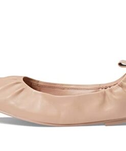 Cole Haan Women’s York Ballet Flat, Nude Leather, 8.5