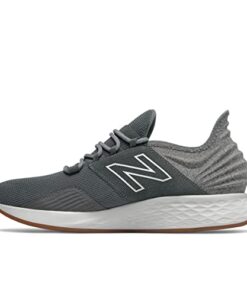 New Balance Men’s Fresh Foam Roav V1 Sneaker, Lead/Light Aluminum, 12 W US